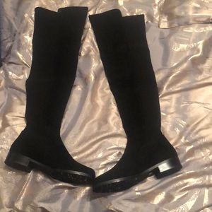 Stuart weitzman suede 50/50 boots